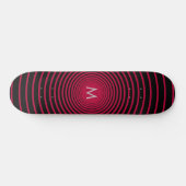 Persoonlijk tekenbord voor monogram - Uw kleur Skateboard (Horizontaal)