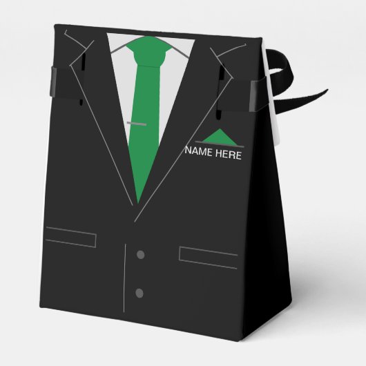 Persoonlijk Tekst Grappige Stropdas Cadeau Doos Bedankdoosjes (Achterkant)