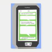 Persoonlijk telefoonberichtblok op Post It-notitie Post-it® Notes (Voorkant)