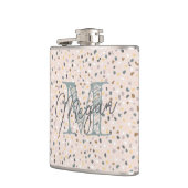 Persoonlijk Terrazzo Monogram Heupfles (Links)