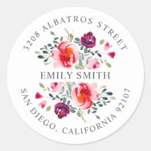 Persoonlijk terugkeeradres I Botanische Motif