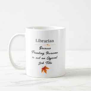 Persoonlijk Thanksgiving-bibliothecarisgeschenk Koffiemok