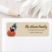 Persoonlijk Thanksgiving Pumpkin-feestlabel Etiket (Insitu)
