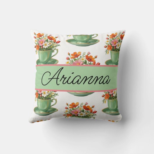 Persoonlijk theekussen kussen (Achterkant)