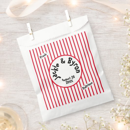 Persoonlijk Thema Popcorn Bedankzakje (Geknipt)