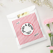 Persoonlijk Thema Popcorn Bedankzakje (Gezegeld)