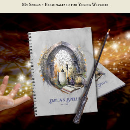 Persoonlijk Toverboek voor Tienerheks Grimoire Notitieboek