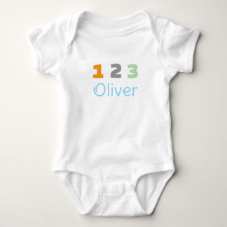 Persoonlijk triplet outfit, op maat 1 2 3 romper