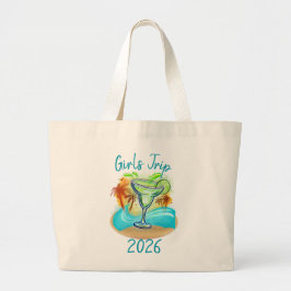 Persoonlijk Tropisch Eiland Grote Tote Bag