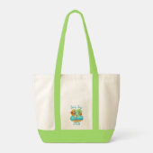Persoonlijk Tropisch Eiland Tote Bag (Achterkant)