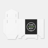Persoonlijk Trouwfeest Ontwerp Bedankdoosjes (Uitgevouwen)