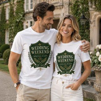 Persoonlijk Trouwweekend Sociaal T-shirt