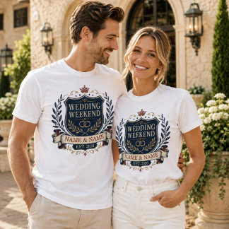 Persoonlijk Trouwweekend T-shirt