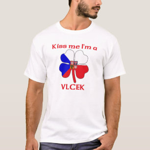 Persoonlijk Tsjechisch Kus Ik ben Vlcek T-shirt
