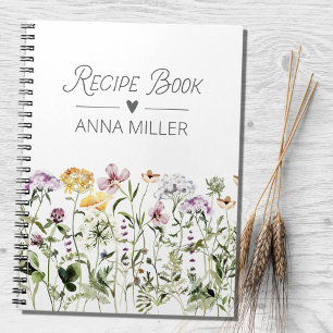 Persoonlijk Tuinrecept voor Wilde Bloemen Boekette Notitieboek