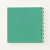 Persoonlijk Turquoise Droomjournaal Notitieboek (Achterkant)