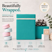 Persoonlijk Turquoise Inpakpapier