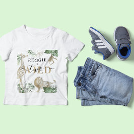 Persoonlijk 'Twee Wilde' Jungle/Safari Baby T-Shir
