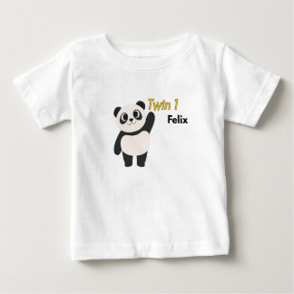 Persoonlijk Tweeling 1 Panda Baby Body 