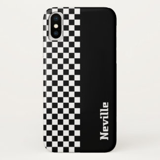 Persoonlijk tweetonig schaakbord Case-Mate iPhone case