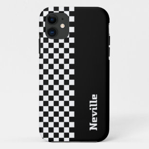 Persoonlijk tweetonig schaakbord Case-Mate iPhone case