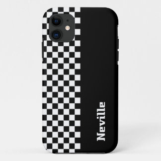 Persoonlijk tweetonig schaakbord Case-Mate iPhone case