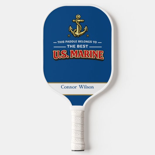 Persoonlijk U.S. Marine Pickleball Paddle (Voorkant)