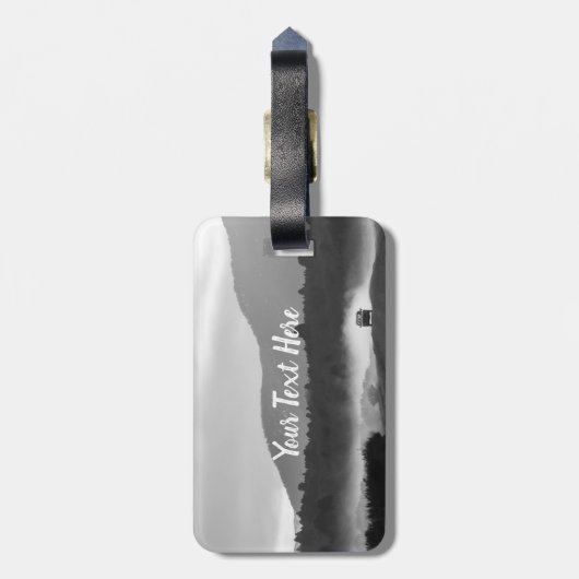 Persoonlijk uitgeschakeld om de wereld te zien | B Bagagelabel (Achterkant verticaal)