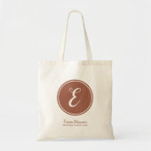 Persoonlijk Uitnodigingskaartje voor Bruidsmeisje Tote Bag (Voorkant)