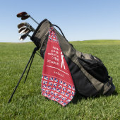 Persoonlijk UK UNION JACK Christelijk Golfhanddoek (Groen)