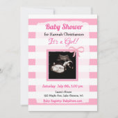 Persoonlijk Ultrasound Afbeelding Baby shower Kaart (Voorkant)