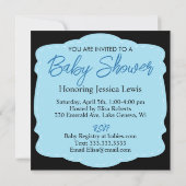 Persoonlijk Ultrasound Afbeelding Baby shower Kaart (Achterkant)