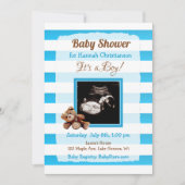 Persoonlijk Ultrasound Afbeelding Baby shower Kaart (Voorkant)