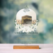 Persoonlijk Umrah Mubarak Acrylbord Acryl Bord (Neutraal)