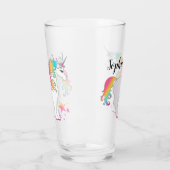 Persoonlijk Unicorn Drink glas (Links)