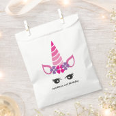 Persoonlijk Unicorn Face Bedankzakje (Geknipt)