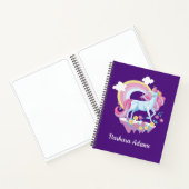 Persoonlijk Unicorn Schetsboek Notitieboek (Binnen)