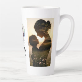 Persoonlijk unieke fotokopje cadeau voor moeders latte mok