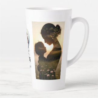 Persoonlijk unieke fotokopje cadeau voor moeders latte mok