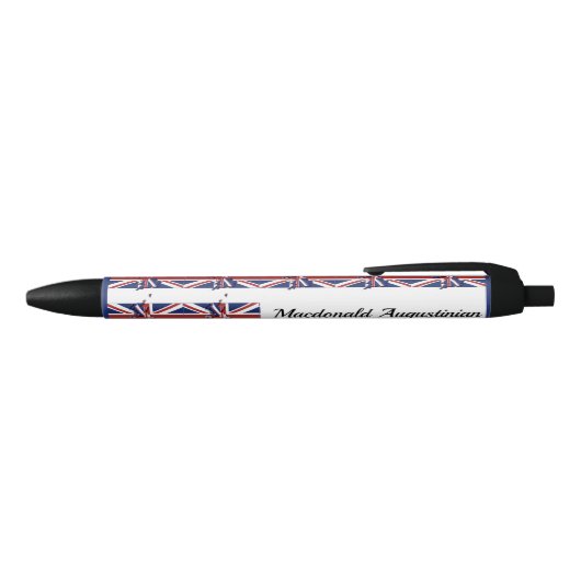 Persoonlijk | UNION JACK | UK-VLAG Zwarte inktpen Zwarte Inkt Pen (Bovenkant)