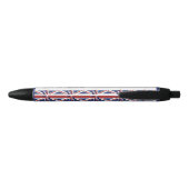 Persoonlijk | UNION JACK | UK-VLAG Zwarte inktpen Zwarte Inkt Pen (Achterkant)