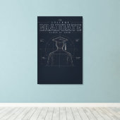 Persoonlijk Universitair Studieplan Afgestudeerd 2 Canvas Afdruk (Insitu (Houten vloer))