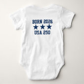 Persoonlijk USA 250 Baby Bodysuit (Achterkant)
