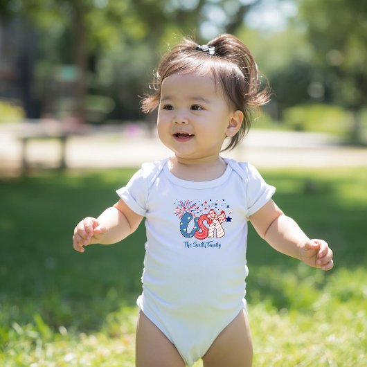 Persoonlijk USA babybody'tje Romper