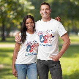 Persoonlijk USA-patriottisch T-shirt
