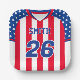 Persoonlijk USA Voetbalshirt Plaat | Aangepaste Na Papieren Bordje