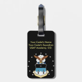 Persoonlijk USAFA-Bagagelabel Bagagelabel (Achterkant verticaal)