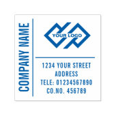 Persoonlijk Uw Bedrijfslogo Bedrijf Zelfinktstempe Zelfinktende Stempel (Design)