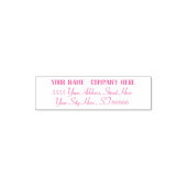 Persoonlijk Uw Naam Retouradres Stempel (Design)