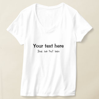 Persoonlijk uw tekst hier vrouwen T-shirt – Klant